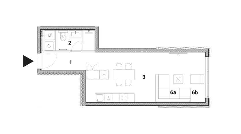 3 studio apartmana, novogradnja, idealno za dnevni najam, prodaja