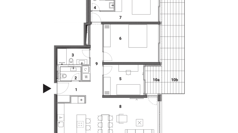 Trešnjevka, novogradnja, 4-sobni stan, parking, prodaja