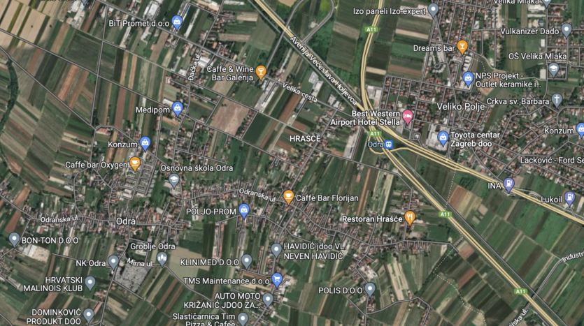 Odra, građevinsko zemljište 1880 m2, prodaja