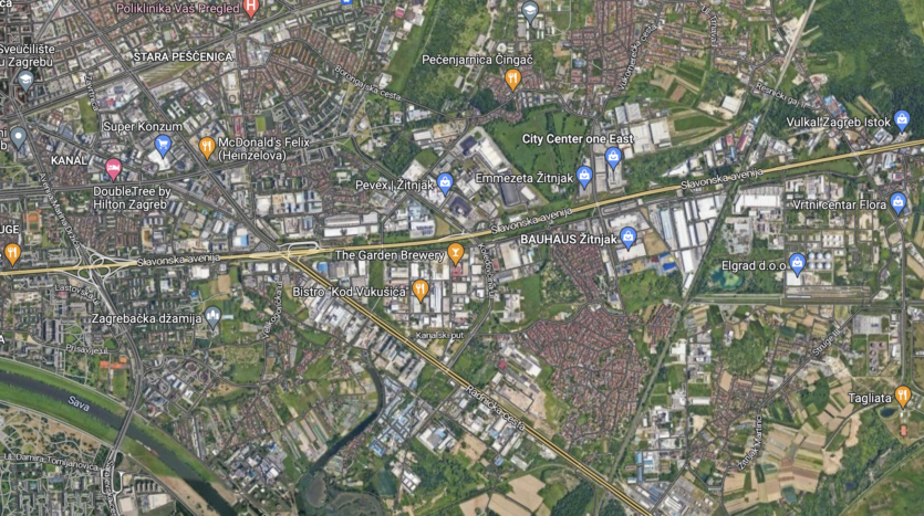 Žitnjak, poslovna zona, zemljište 19.800 m2, prodaja
