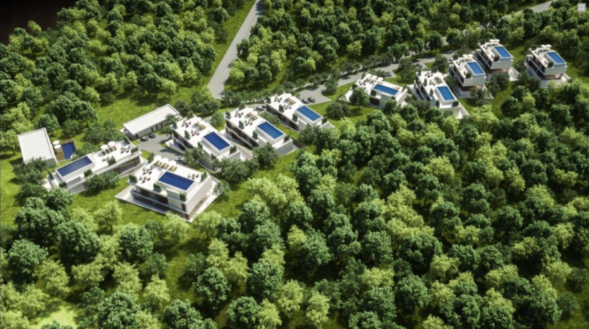 Ičići, Opatija, zemljište s građevinskom dozvolom za 12 vila, prodaja