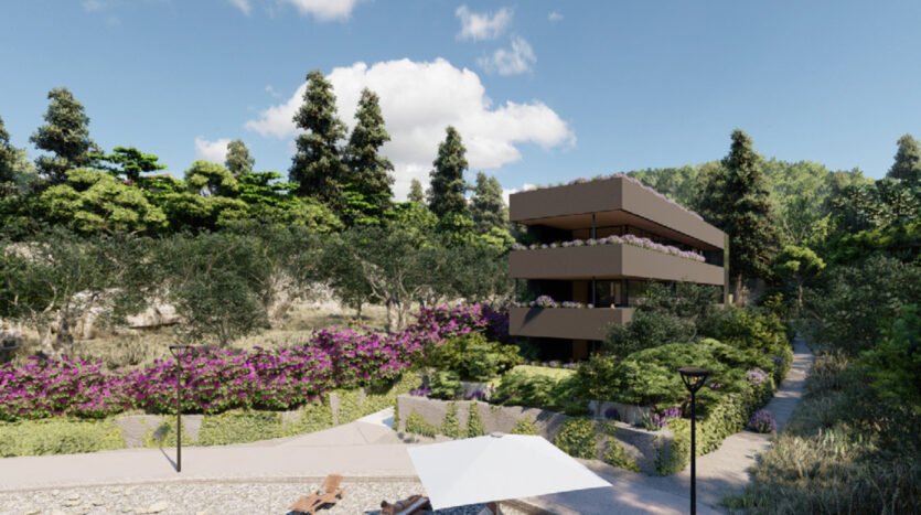 Otok Korčula, prodaja, luksuzan penthouse, novogradnja, prvi red do plaže