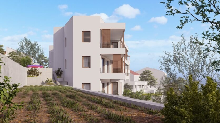 Čiovo, uz plažu, novi luksuzni apartman s bazenom, prodaja 2