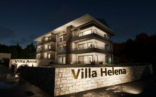 Opatija (Ika), land with permit for 12 apartments, sale