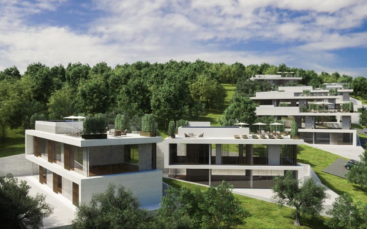 Ičići, Opatija, land, building permit 12 villas, sale