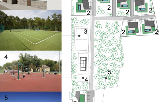 Project for Integral hotel, 7 villas and 7 pools