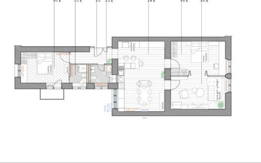 Medveščak Street, Zagreb, 4-room apartment, sale