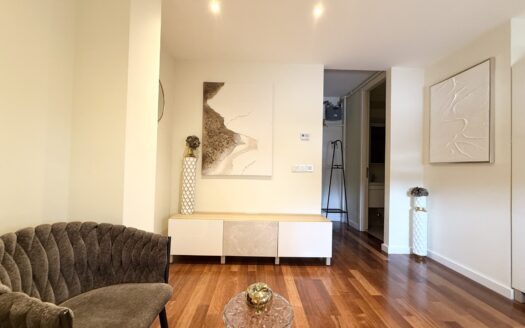 Hruševečka, luxury 2-room apartment, garage, rent