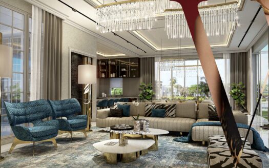 Dubai, Cavalli designed, 6 bedrooms luxury villa, 1.068m2, sale