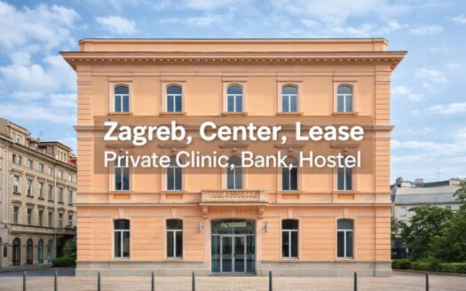 Zagreb, city center, business building, lease (clinic, bank, company)