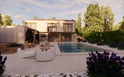 Istria, Croatia – Building Plot with Permit for a Villa with Swimming Pool, Sale