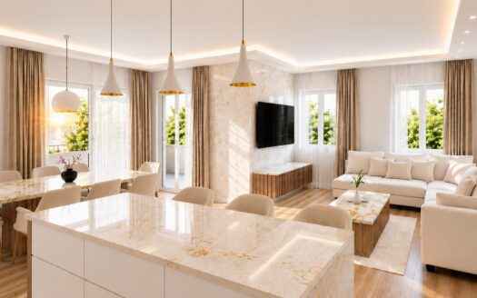 Luxury Three-Room Apartment with Two Loggias | Cres Island