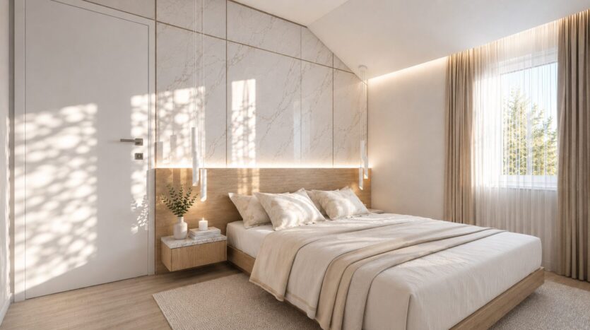 Spavaća soba novogradnja Cres