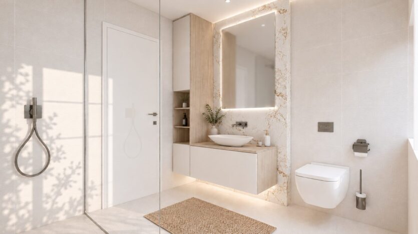 Moderna kupaonica drugi kat novogradnja Cres