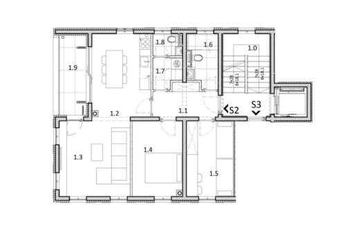Modern Three-Room Apartment with Terrace | Cres Island